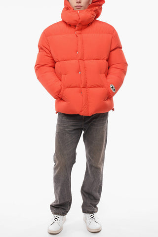 Solid Color UNISEX W-ROLF-NW Down Jacket with Removable Hood