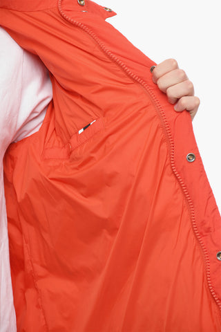 Solid Color UNISEX W-ROLF-NW Down Jacket with Removable Hood