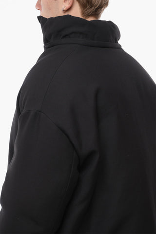Piumino Oversize Reversibile con Cappuccio Removibile