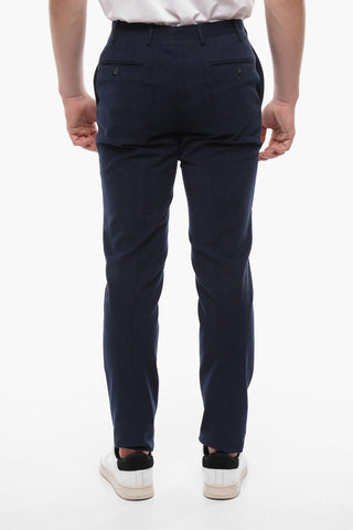 CC COLLECTION Pantaloni Chino in Misto Cotone Twill