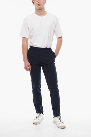 CC COLLECTION Pantaloni Chino in Misto Cotone Twill