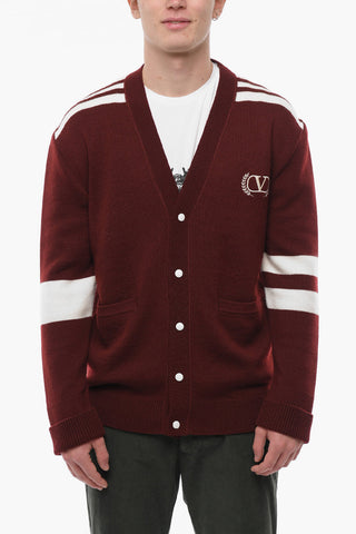 Virgin Wool ROME Cardigan with Embroideries