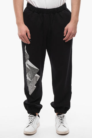 Printed Brushed Cotton MYSTERY SCHOOL Joggers