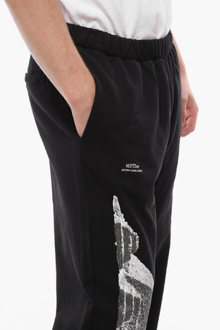 Printed Brushed Cotton MYSTERY SCHOOL Joggers