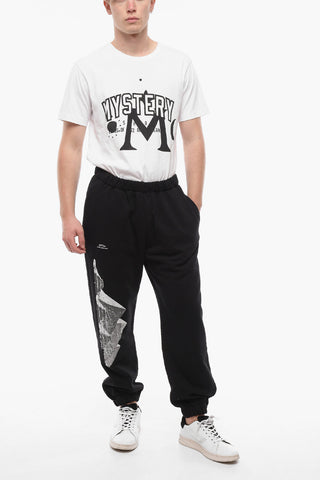 Printed Brushed Cotton MYSTERY SCHOOL Joggers