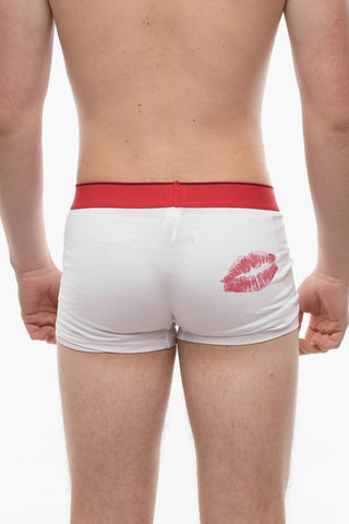 Stretch Cotton UMBX-DAMIEN Boxer with Back Print