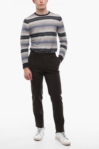 CC COLLECTION Twill Cotton Blend Chinos Pants