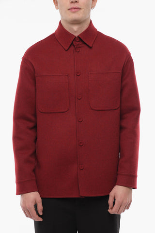 Cappotto Corto Reversibile con Motivo Monogram