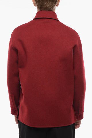 Cappotto Corto Reversibile con Motivo Monogram