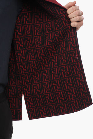 Cappotto Corto Reversibile con Motivo Monogram