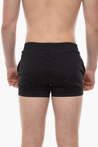 Solid Color IBRA Midi Swim Shorts