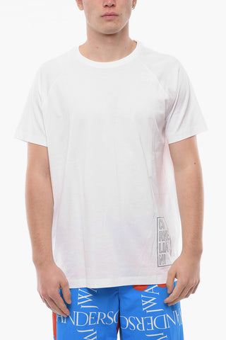 STYLE & FREEDOM Iridiscent Printed Logo Cotton T-Shirt