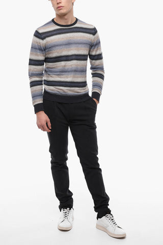 PURE KNITWEAR Maglia Girocollo CANTON in Misto Lino