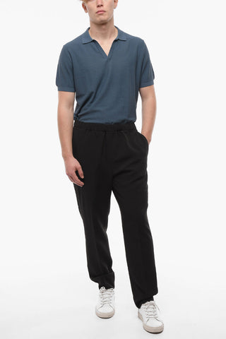 Stretch TORREPOZZELLA Pants with Elastic Waistband