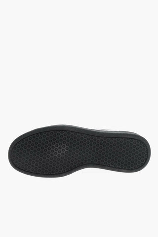ID Lace-up Leather Sneakers with Rubber Sole