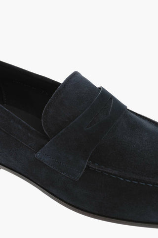 Cuir Sole MARTY Suede Penny Loafers