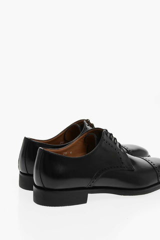 Scarpe Derby Brogue in Pelle