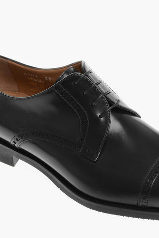 Scarpe Derby Brogue in Pelle