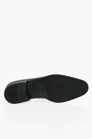 Mocassini in Pelle con Nappine con Dettaglio Brogue
