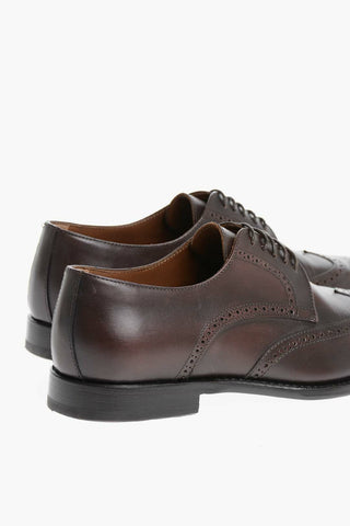 Scarpe Derby Brogue in Pelle 