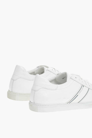 Leather Low-top Sneakers with Logo