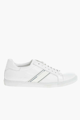 Leather Low-top Sneakers with Logo