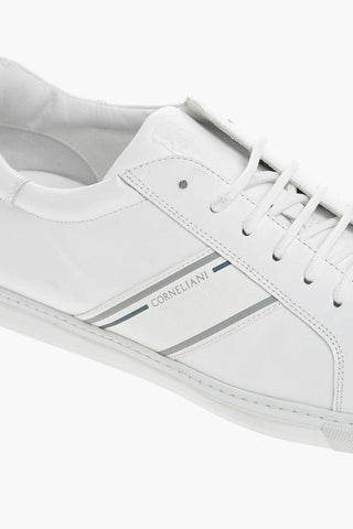 Leather Low-top Sneakers with Logo