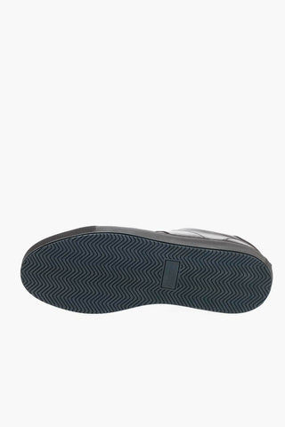 Lived-in Effect Leather Low-top Sneakers