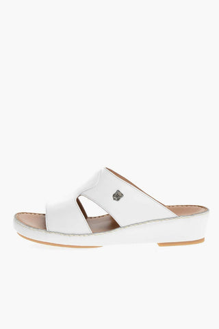 나파 가죽 샌들 로고 디테일