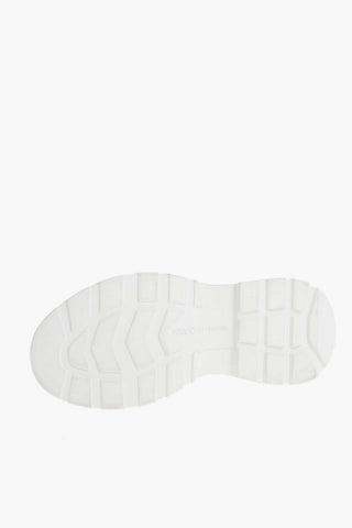 Sneakers Allacciate in Canvas con Dettagli Fluo