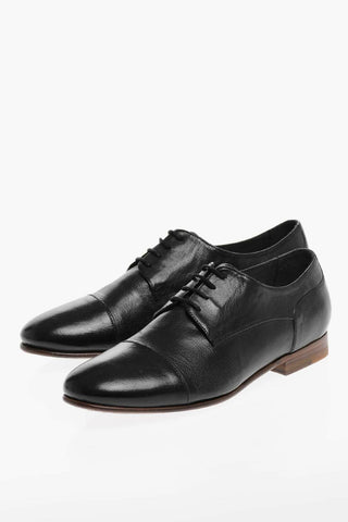 Cuir Sole Buffalo Leather Derby Shoes