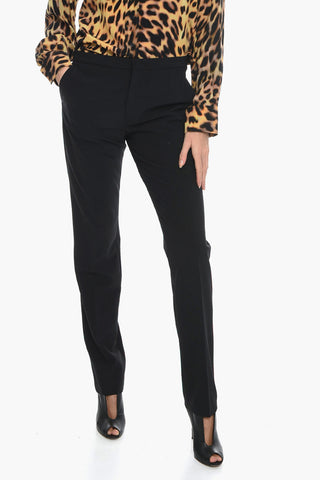 Regular Fit 3 Pocket Pants with Concealed Closure