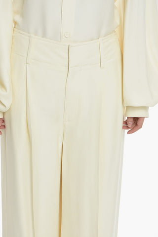 Pantaloni Sartoriali Foderati a Una Pince