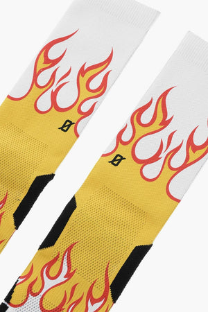 Long FLAME Printed Socks