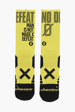 Long Socks NO DEFEAT Printed