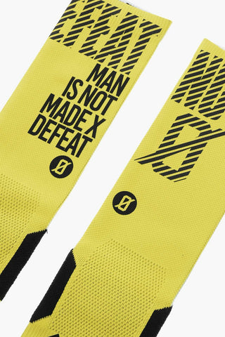 Long Socks NO DEFEAT Printed