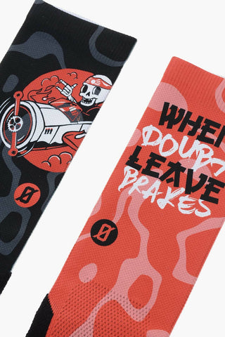Socks KAMIKAZE Two-Tone Patterned