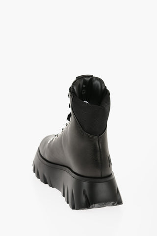 LOVE Stivaletti da Trekking CLIMB60 In Pelle con Platform 6cm