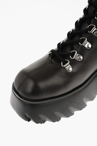 LOVE Stivaletti da Trekking CLIMB60 In Pelle con Platform 6cm