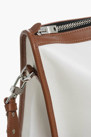 Leather Travel Bag WEEKENDER with Contrasting Handles