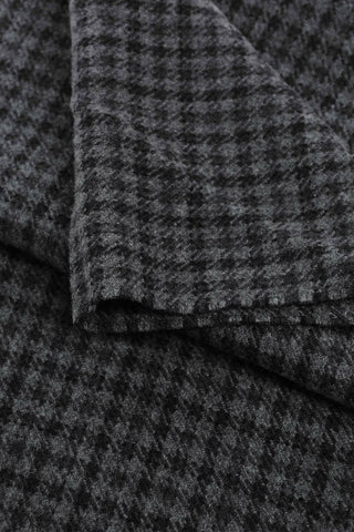Checked Wool and Cashmere Scarf