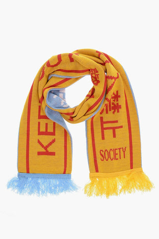 Reversible Scarf with Fringes