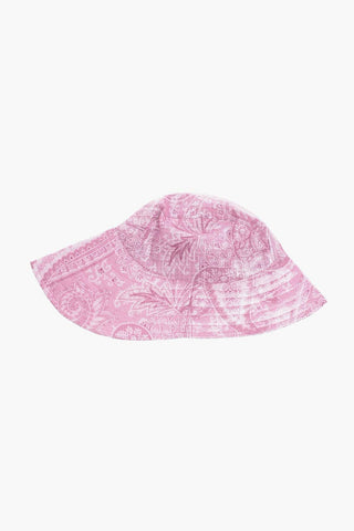 Cappello Floppy In Nylon a Motivo Paisley