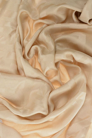 Silk Blend Foulard with All Over Monogram
