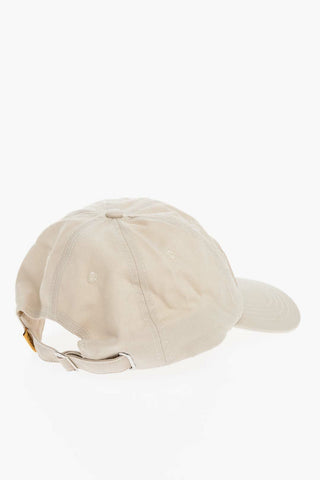 Cappello da Baseball in Cotone con Logo in Rilievo