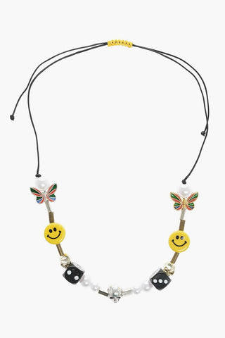 MAISON EMERALD Adjustable Necklace with Charms