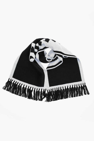 Wool and Cotton MACRO LOGO Scarf