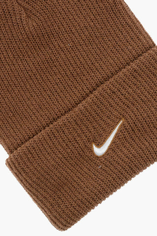 Knitted UNISEX UTILITY SWOOSH Beanie with Logo Embroidery