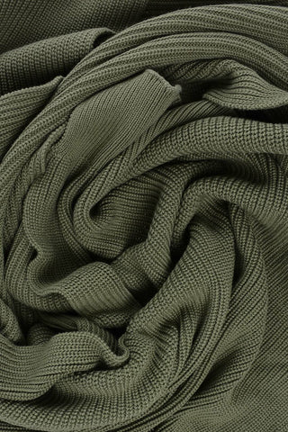 Ribbed Cotton Scarf