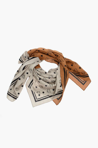 All-Over Monogram Silk Foulard
